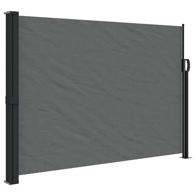 vidaXL Ausziehbare Seitenmarkise Anthrazit 140x500 cm 4004428