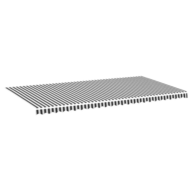 vidaXL Markisenbespannung Anthrazit und Weiß 6x3 m 311993