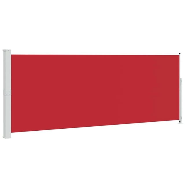 vidaXL Seitenmarkise Ausziehbar 180x500 cm Rot 313410