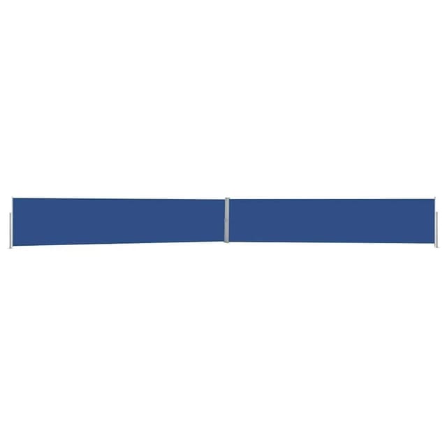 vidaXL Ausziehbare Seitenmarkise 140x1200 cm Blau 313391