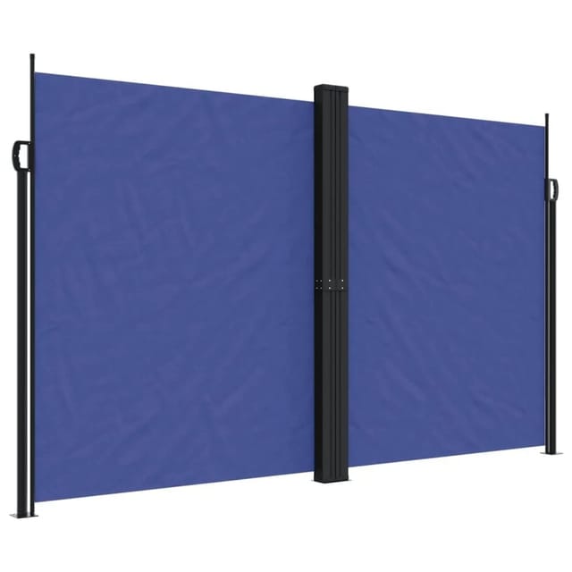 vidaXL Seitenmarkise Ausziehbar Blau 200x600 cm 4004656