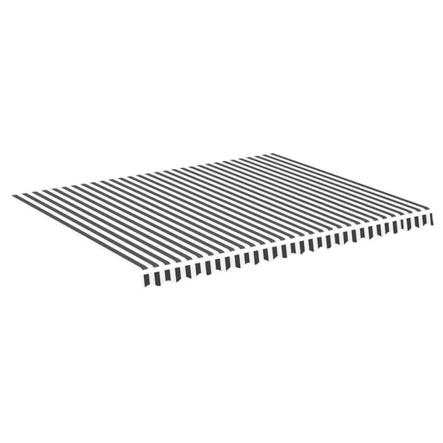 vidaXL Markisenbespannung Anthrazit und Weiß 4,5x3,5 m 311990