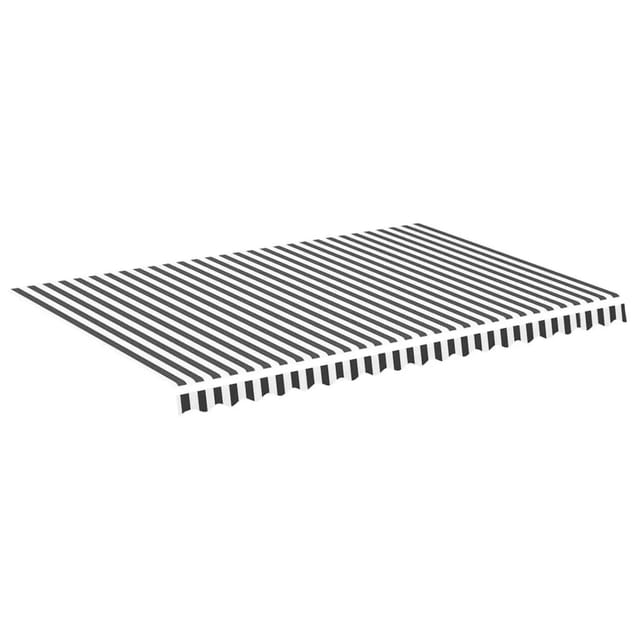 vidaXL Markisenbespannung Anthrazit und Weiß 4,5x3 m 311989