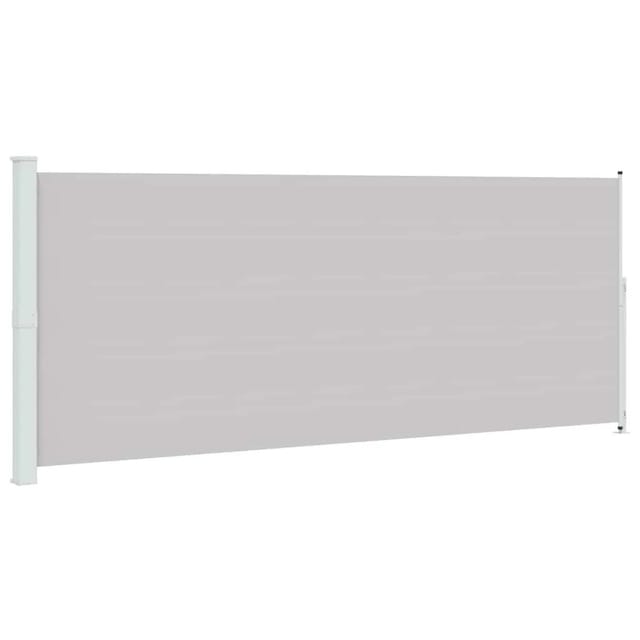 vidaXL Seitenmarkise Ausziehbar 200x500 cm Grau 313419