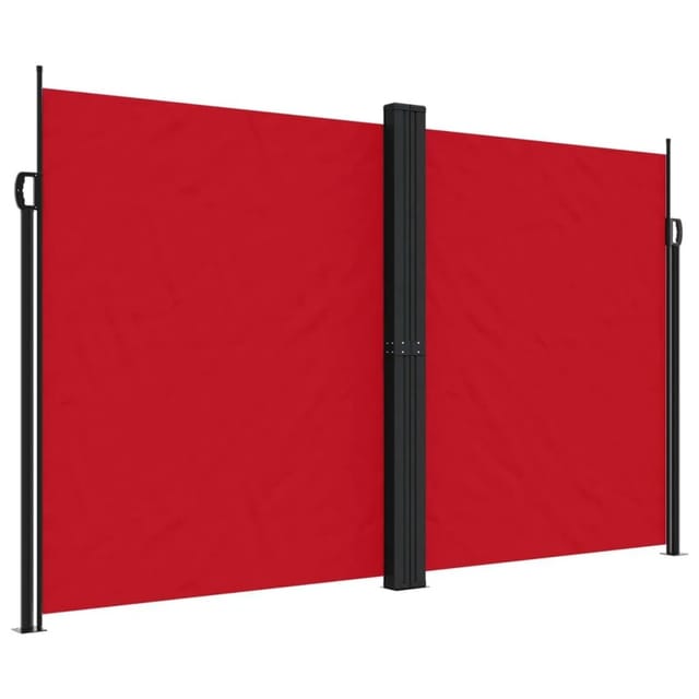 vidaXL Seitenmarkise Ausziehbar Rot 200x1200 cm 4004852