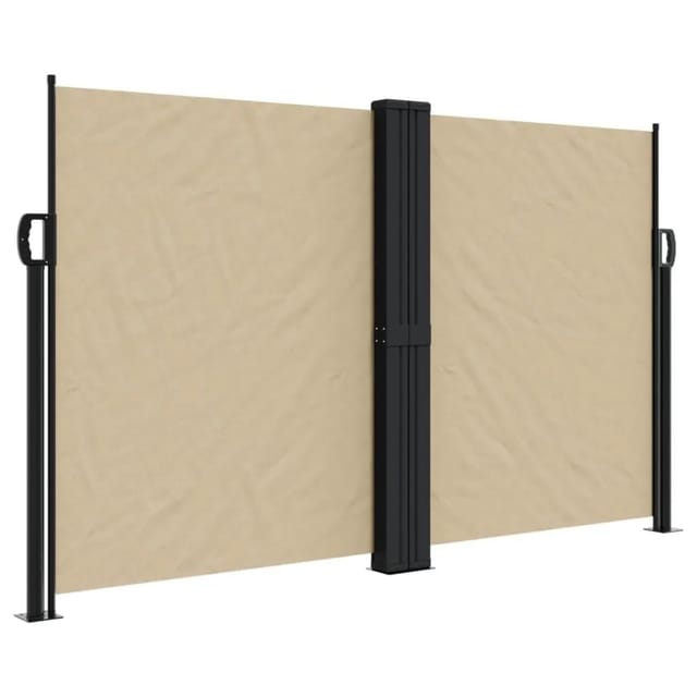 vidaXL Seitenmarkise Ausziehbar Beige 140x600 cm 4004615