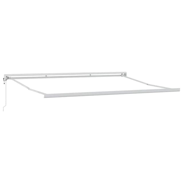 vidaXL Markisenrahmen Weiß 450 x 300 cm Aluminium 145694
