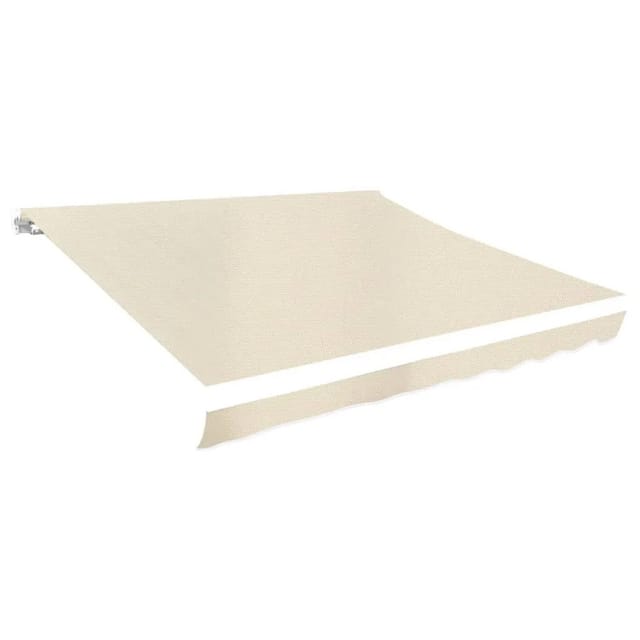 vidaXL Markisenbespannung Canvas Creme 4x3 m ohne Rahmen 141014