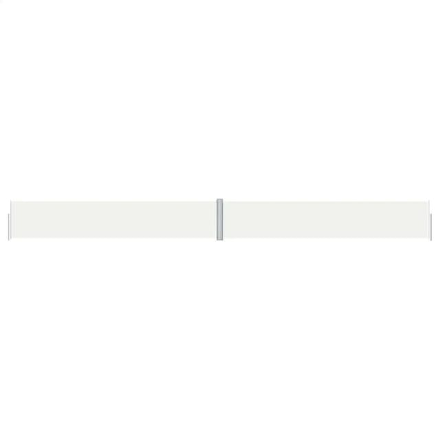 vidaXL Seitenmarkise Ausziehbar Creme 117x1200 cm 318055