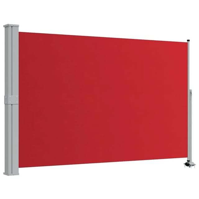vidaXL Ausziehbare Seitenmarkise 160x300 cm Rot 48351