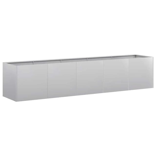 vidaXL Pflanzkübel 200x40x40 cm Verzinkter Stahl 860687