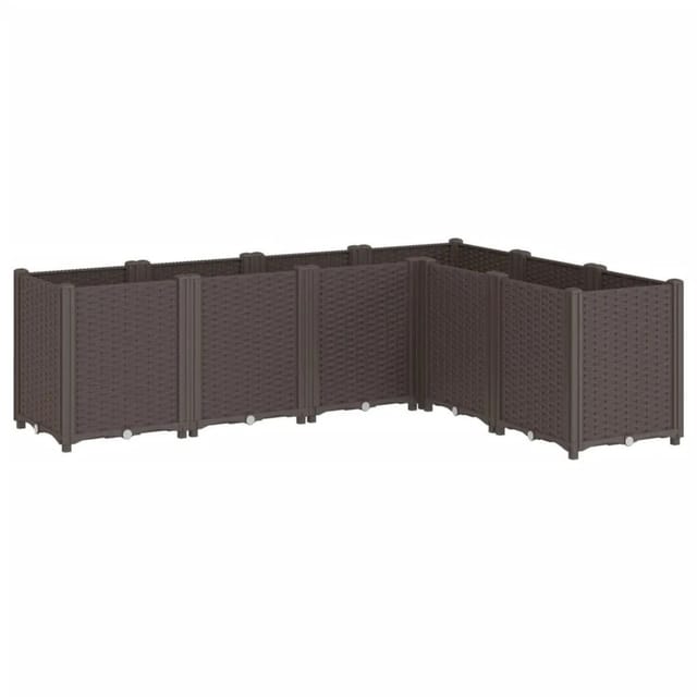 vidaXL Pflanzkübel Braun 160x120x53 cm PP 367865