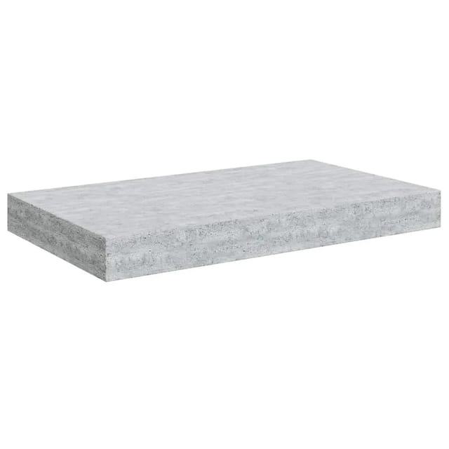 vidaXL Schweberegal Betongrau 40x23x3,8 cm MDF 326591