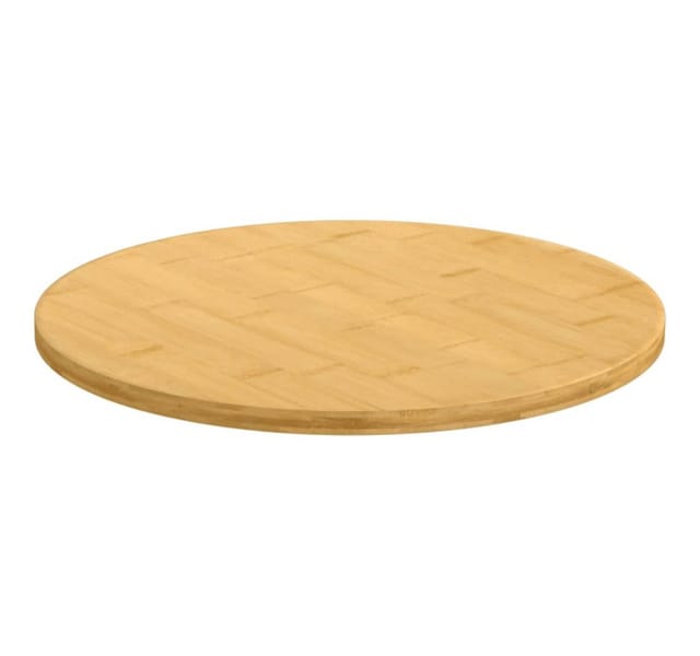 vidaXL Tischplatte Ø50x1,5 cm Bambus 352673