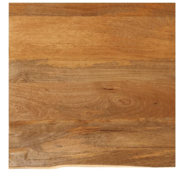 vidaXL Tischplatte mit Baumkante 40x40x2,5 cm Massivholz Mango 370534