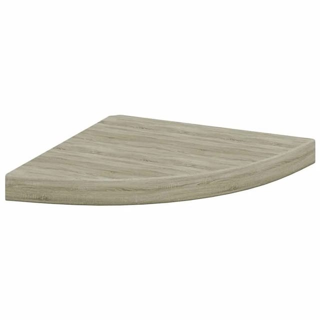 vidaXL Eck-Schweberegal Eichen-Optik 35x35x3,8 cm MDF 323925
