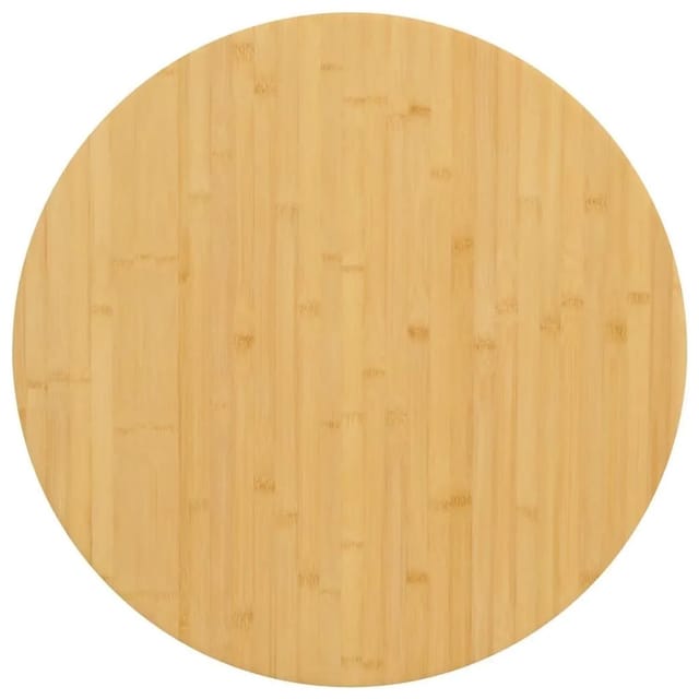 vidaXL Tischplatte Ø70x2,5 cm Bambus 352682