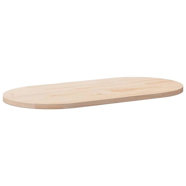 vidaXL Tischplatte 100x50x2,5 cm Massivholz Kiefer Oval 824360