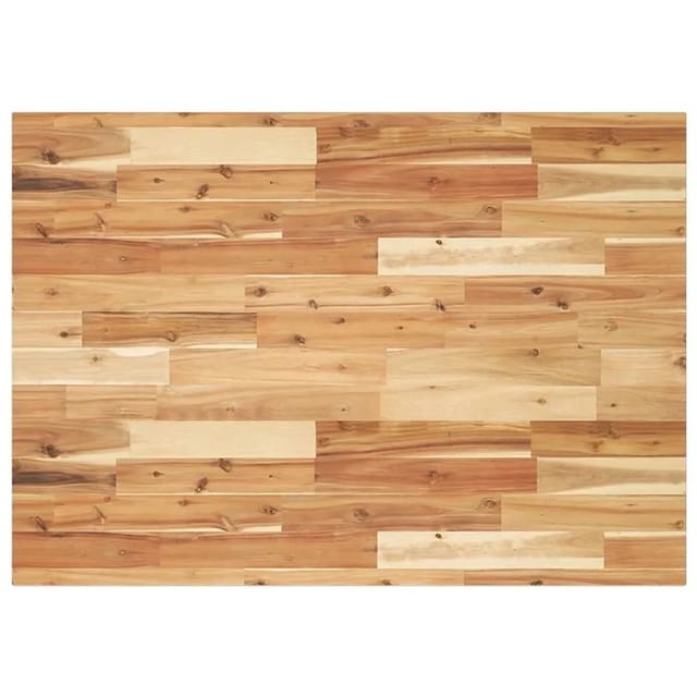 vidaXL Tischplatte Rechteckig 80x70x2 cm Massivholz Akazie 4008828