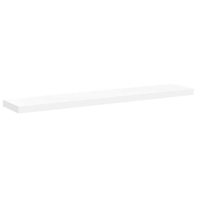 vidaXL Schweberegal Weiß 120x23,5x3,8 cm MDF 323820