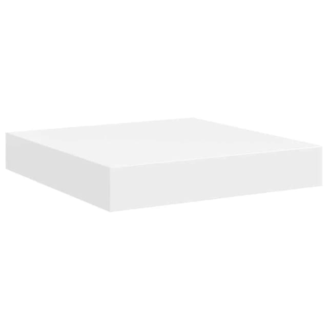 vidaXL Schweberegal Weiß 23x23,5x3,8 cm MDF 323802