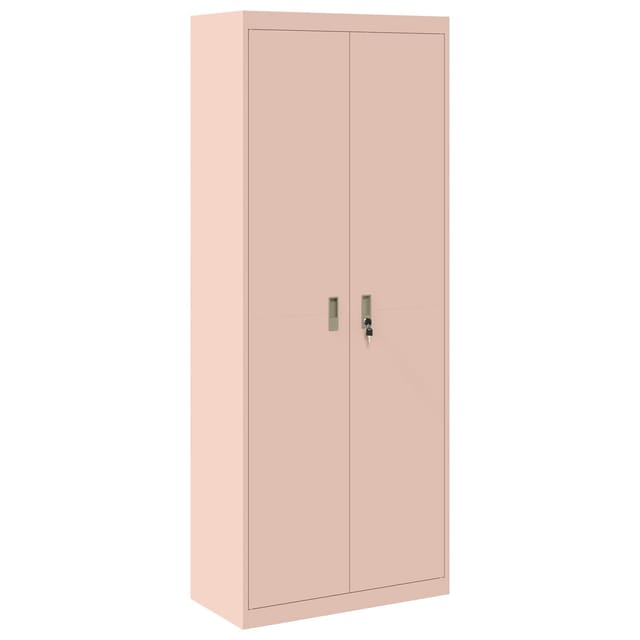 vidaXL Aufbewahrungsschrank 2 Stk Rosa 80 x 40 x 200 cm Stahl 3406191