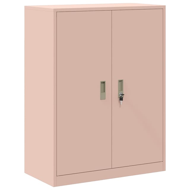 vidaXL Aufbewahrungsschrank Rosa 80 x 40 x 105 cm Stahl 891689