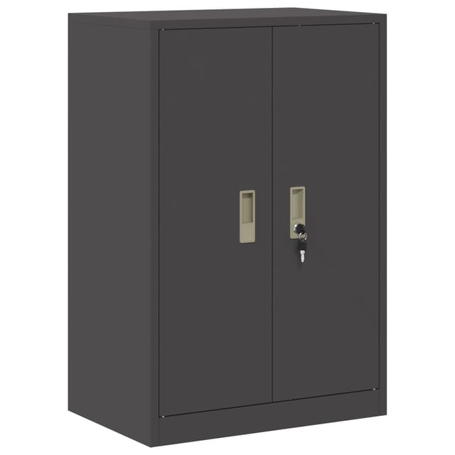 vidaXL Aufbewahrungsschrank Schwarz 60 x 40 x 90 cm Stahl 891724