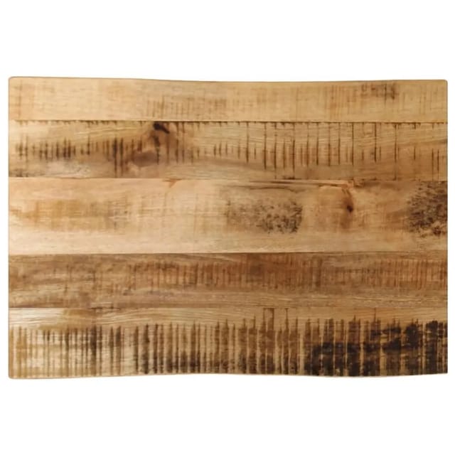 vidaXL Tischplatte mit Baumkante 50x40x3,8 cm Raues Mango Massivholz 370679