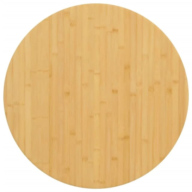 vidaXL Tischplatte Ø60x1,5 cm Bambus 352674