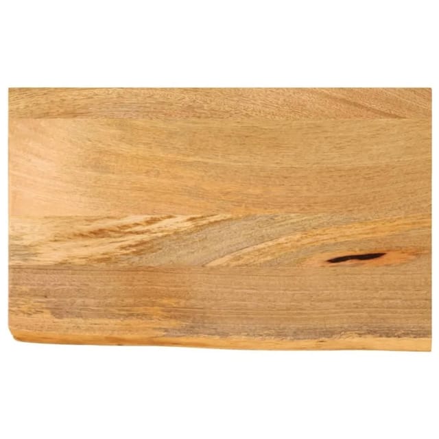 vidaXL Tischplatte mit Baumkante 40x30x3,8 cm Massivholz Mango 370474