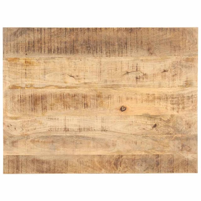 vidaXL Tischplatte Massivholz Mango 25-27 mm 80x60 cm 286022