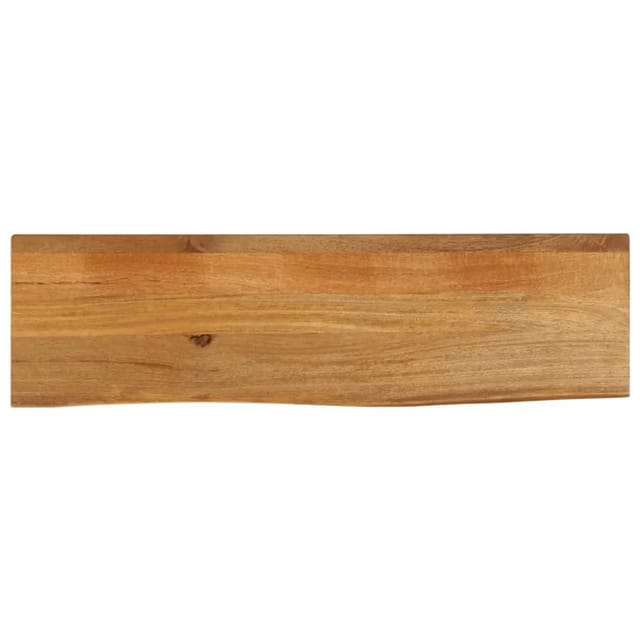 vidaXL Tischplatte mit Baumkante 120x30x2,5 cm Massivholz Mango 370530