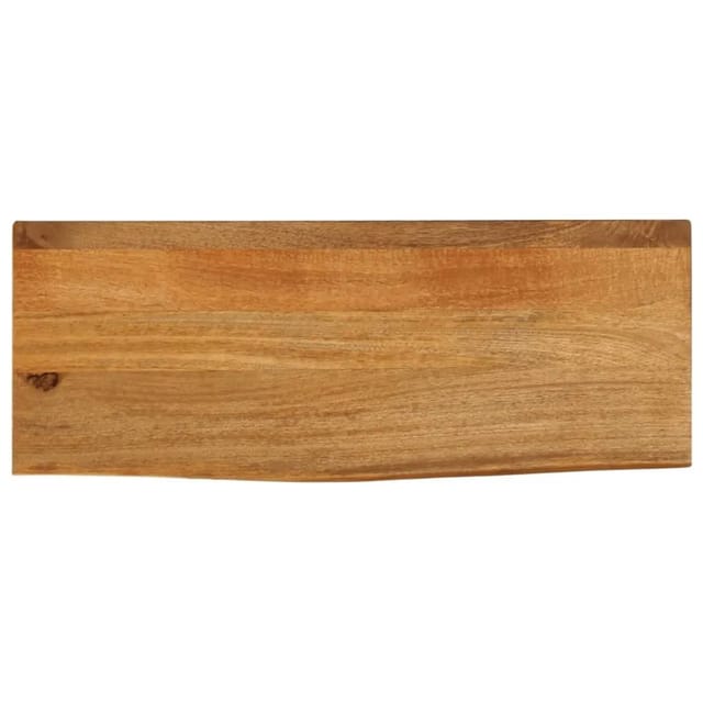 vidaXL Tischplatte mit Baumkante 70x30x3,8 cm Massivholz Mango 370573