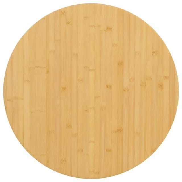 vidaXL Tischplatte Ø70x4 cm Bambus 352689