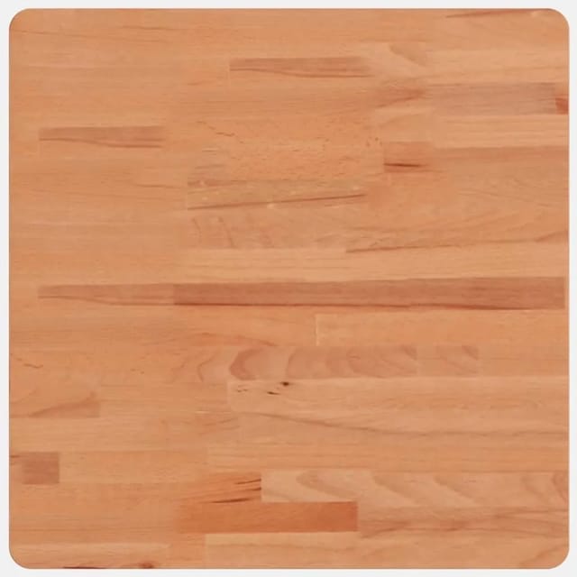 vidaXL Tischplatte 50x50x2,5 cm Quadratisch Massivholz Buche 355973