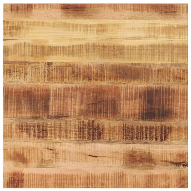 vidaXL Tischplatte 70x70x1,5 cm Quadratisch Raues Massivholz Mango 371340