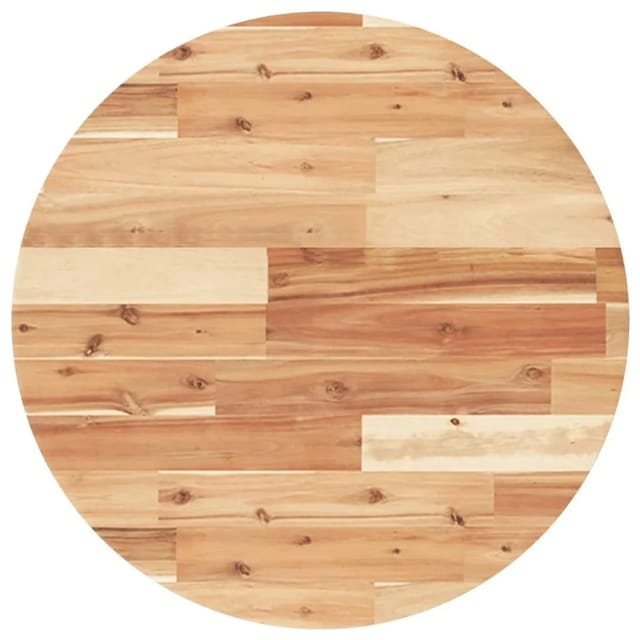 vidaXL Tischplatte Rund Ø60x2 cm Massivholz Akazie 4008696