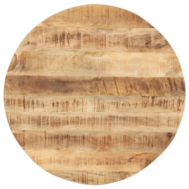 vidaXL Tischplatte Massivholz Mango Rund 15-16 mm 60 cm 286001