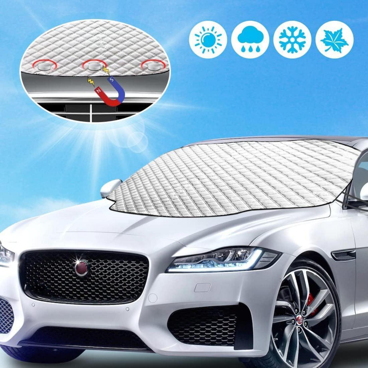 Frontscheibenabdeckung Auto Mit Magnet, Ganzjahresschutz, 183x116cm