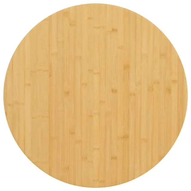 vidaXL Tischplatte Ø60x4 cm Bambus 352688