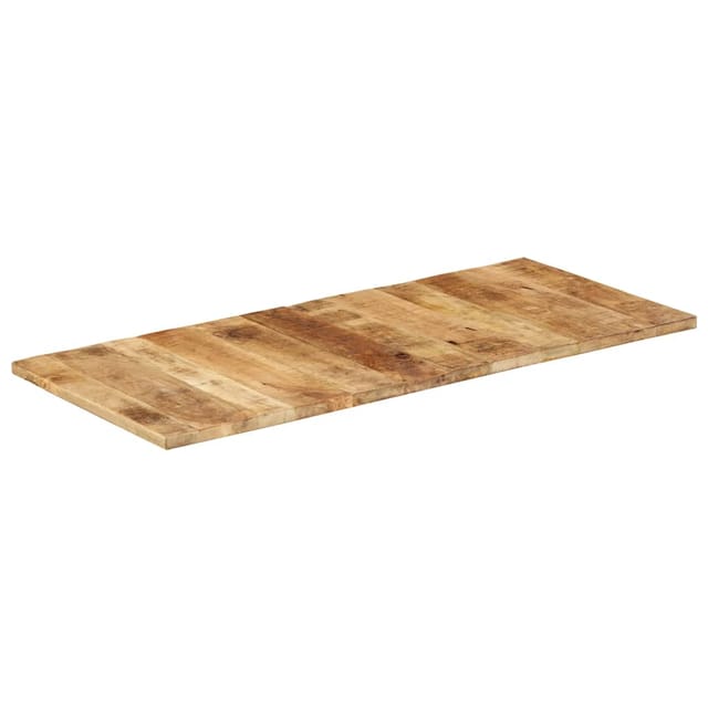vidaXL Tischplatte Massivholz Mango 25-27 mm 140x60 cm 286026