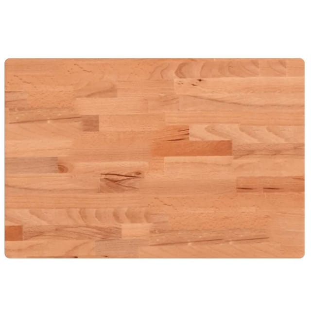 vidaXL Tischplatte 80x40x4 cm Rechteckig Massivholz Buche 3188897