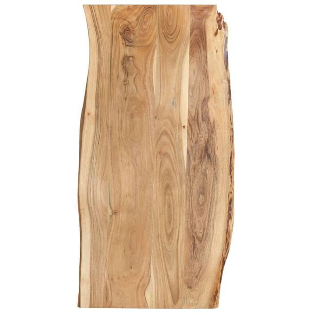 vidaXL Tischplatte Massivholz Akazie 118x50-60x2,5 cm 286333
