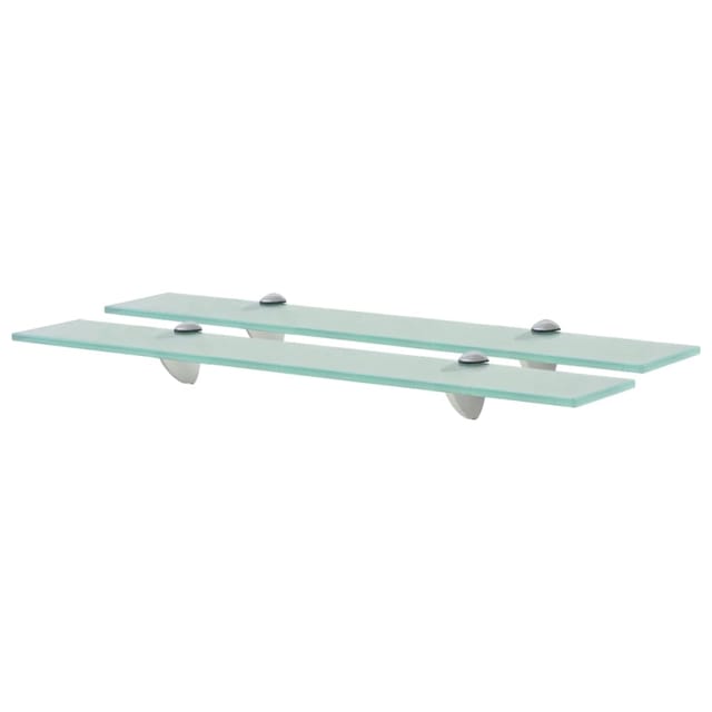 vidaXL Schweberegale 2 Stk Glas 60x20 cm 8 mm 3051521