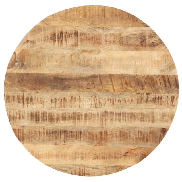 vidaXL Tischplatte Massivholz Mango Rund 25-27 mm 40 cm 286004