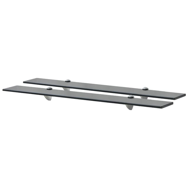 vidaXL Schweberegale 2 Stk Glas 80x10 cm 8 mm 3051507