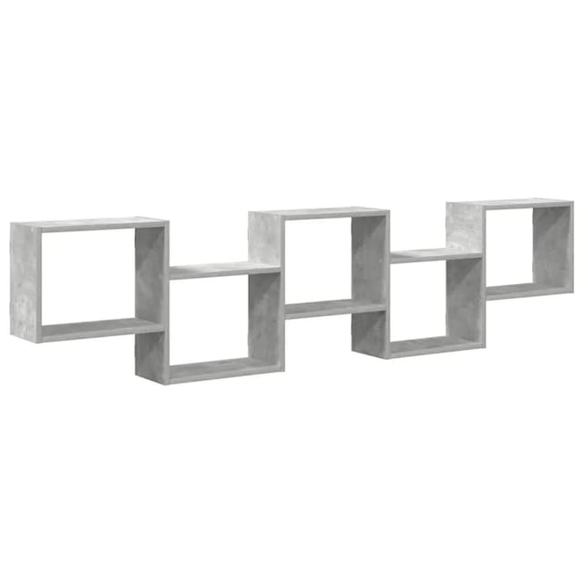 vidaXL Würfelregal 5 Fächer Betongrau Holzwerkstoff 859998