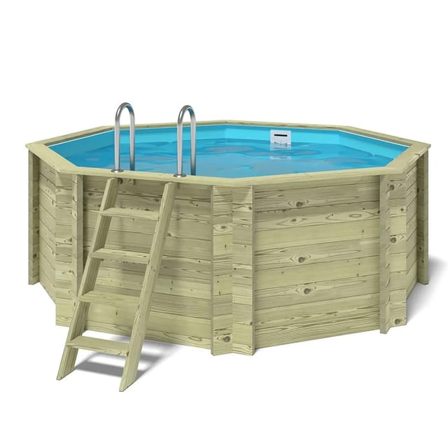 ALTANKA Holzpool Coral 3,25x3,25 Höhe 1,18 m Freistehend BAS7301OSP