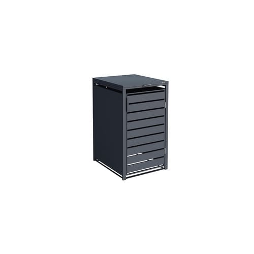 Weka Metall-Mülltonnenbox Gary für 1 Tonne Anthrazit